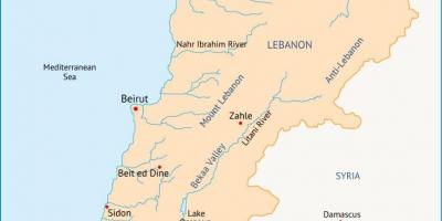 Lübnan nehirler göster
